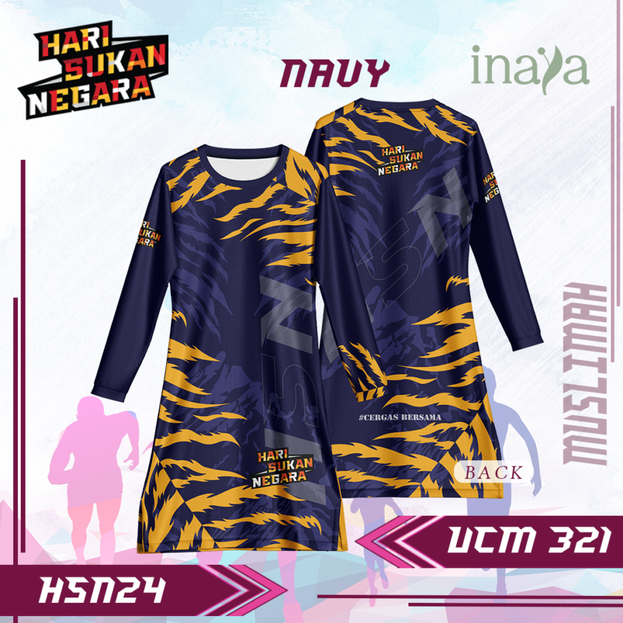 Tiger Muslimah Navy