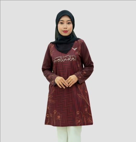 Zayn Muslimah Maroon