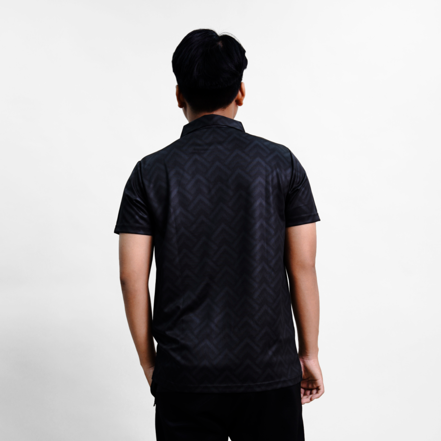 Kaira Polo Men Batik Series Black - Image 3