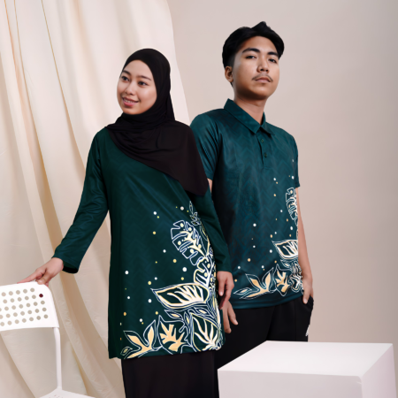 Kaira Muslimah Batik Series Green