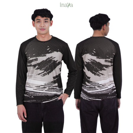 Emara Couple Set Long Sleeve Royal Black