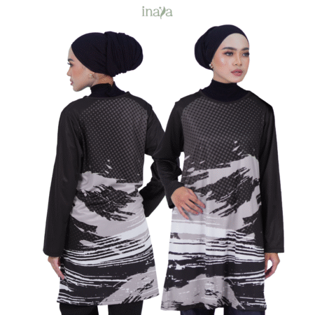 Emara Couple Set Muslimah Black