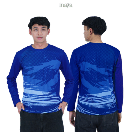 Emara Couple Set Long Sleeve Royal Blue