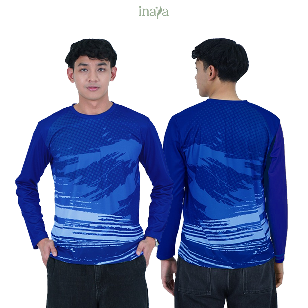 Emara Couple Set Long Sleeve Royal Blue