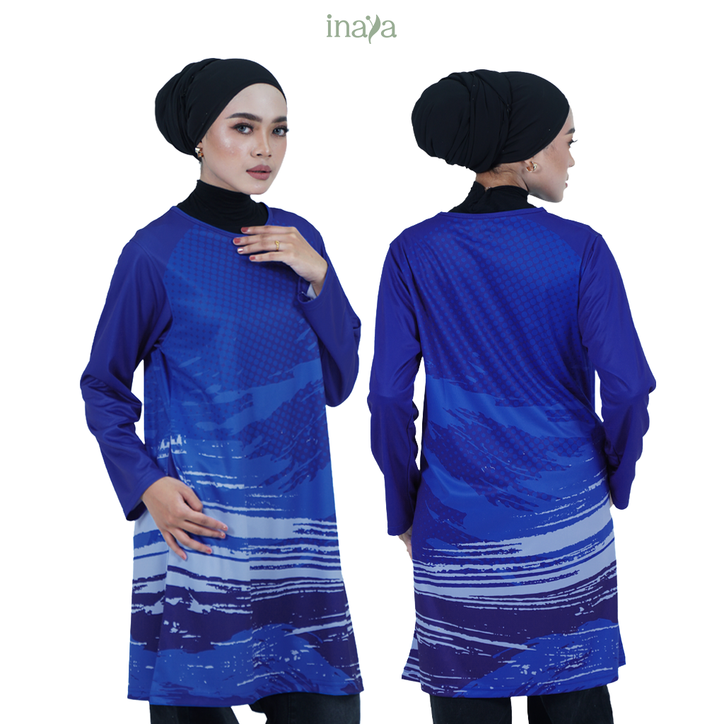 Emara Couple Set Muslimah Royal Blue
