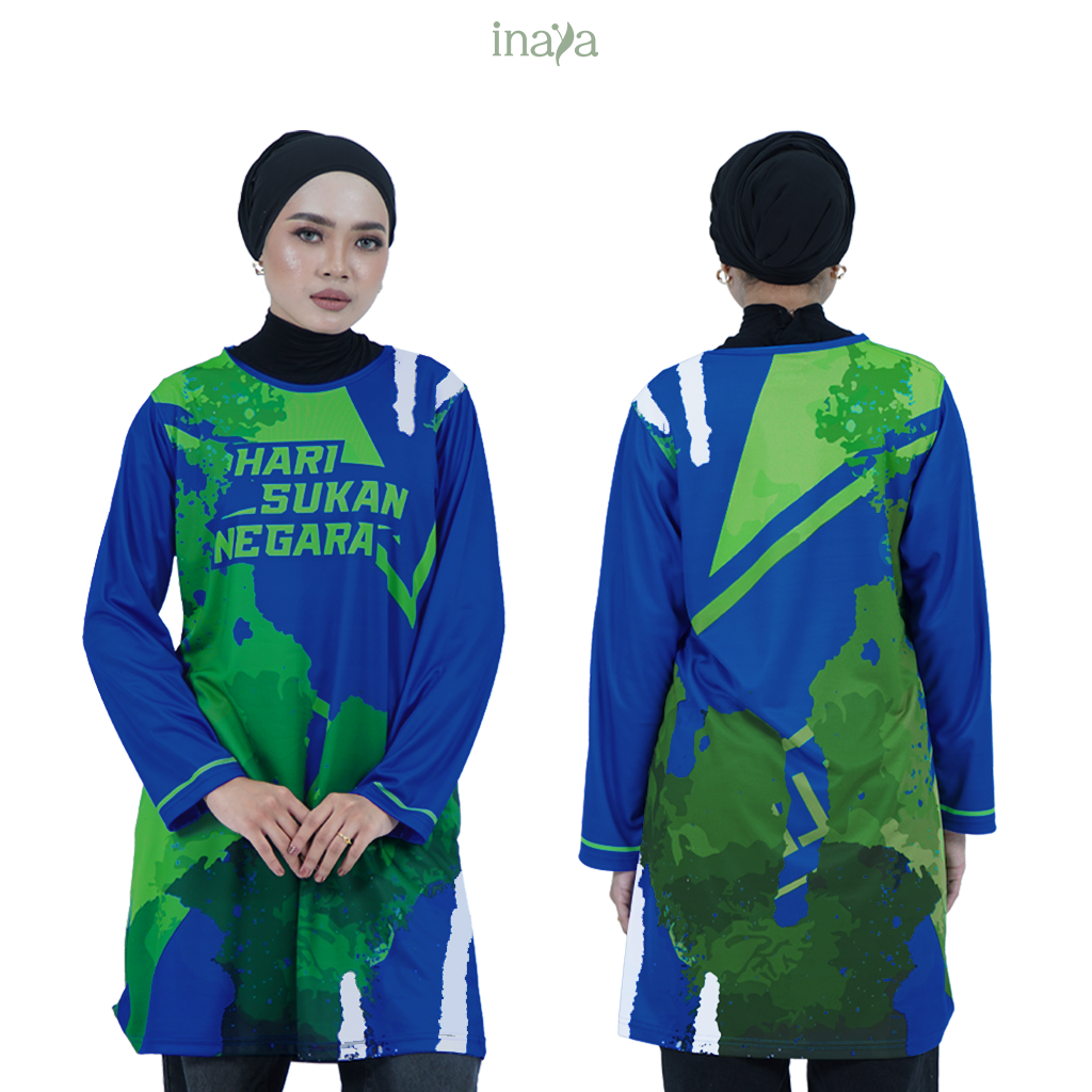 Esmé Active Couple Set Muslimah Blue