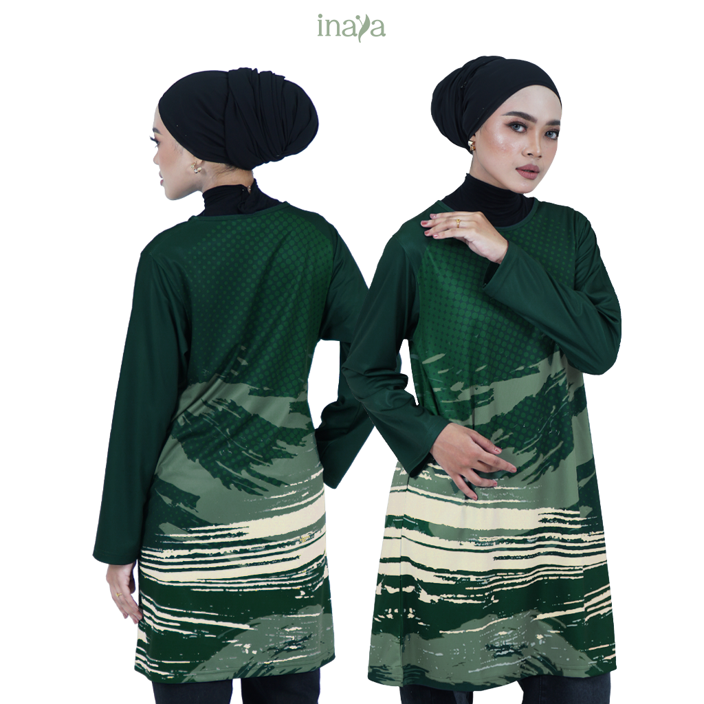Emara Couple Set Muslimah Green
