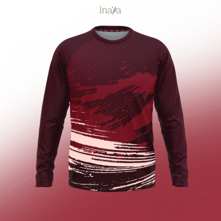 Emara Couple Set Long Sleeve Burgundy