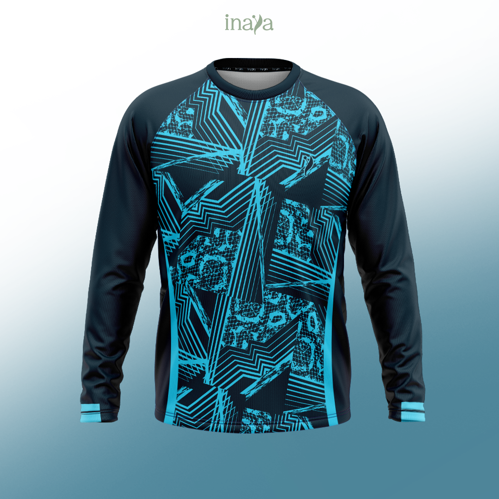 TERRA Sport Wear Couple Set Long Sleeve Teal Blue