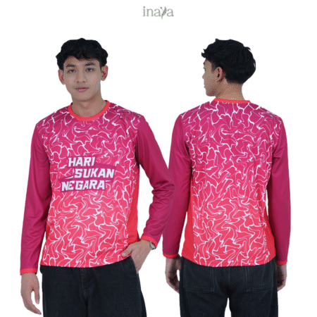 NOA Couple Set Edition Round Neck Long Sleeve Red