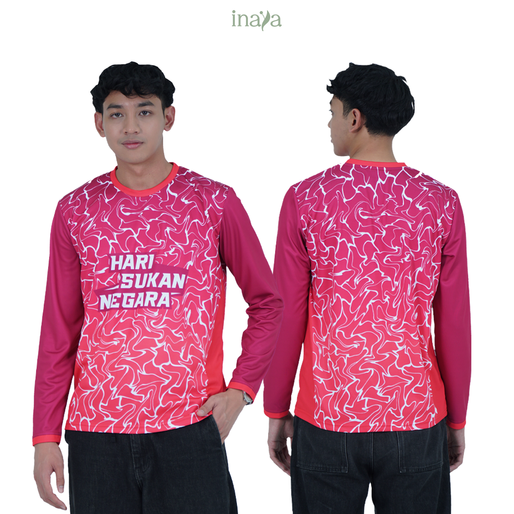 NOA Couple Set Edition Round Neck Long Sleeve Red