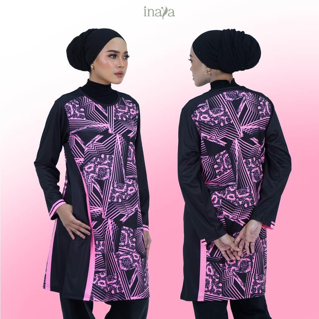 TERRA Sport Wear Couple Set Muslimah Black - Image 2