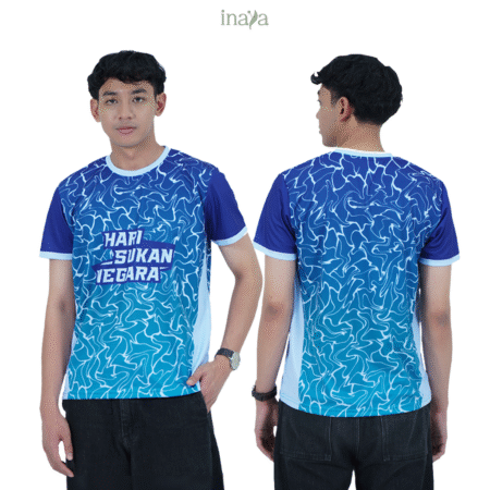 NOA Couple Set Edition Round Neck Short Sleeve Blue