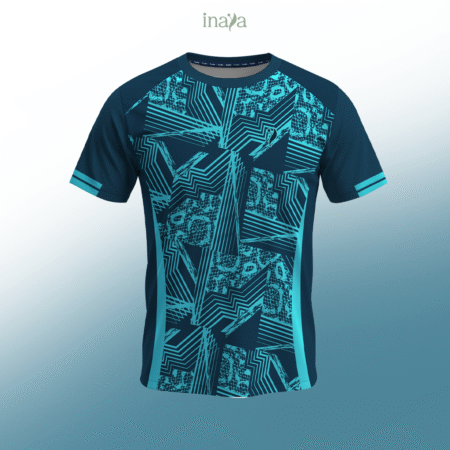 TERRA Sport Wear Couple Set Short Sleeve Teal Blue