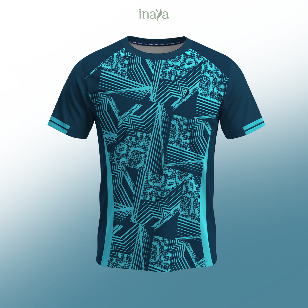 TERRA Sport Wear Couple Set Short Sleeve Teal Blue