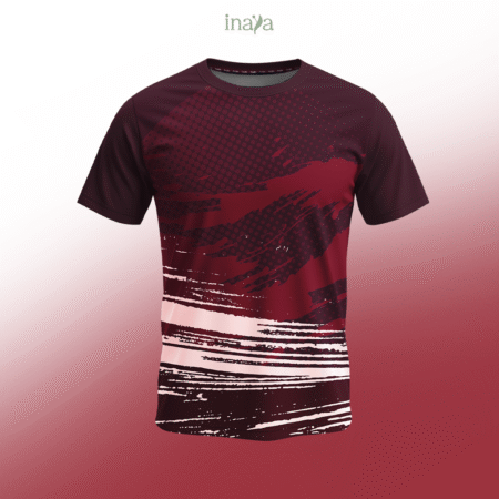 Emara Couple Set Short Sleeve Burgundy