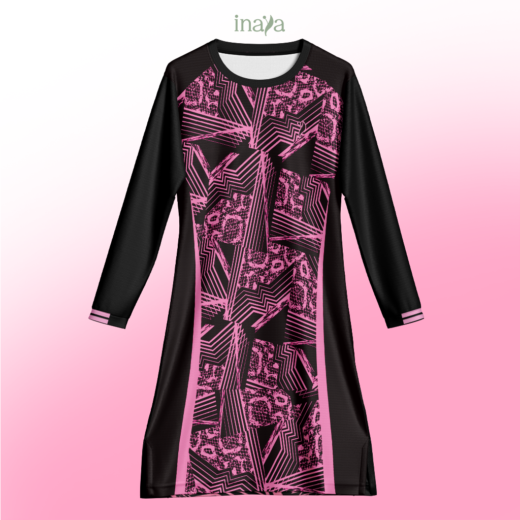 TERRA Sport Wear Couple Set Muslimah Black