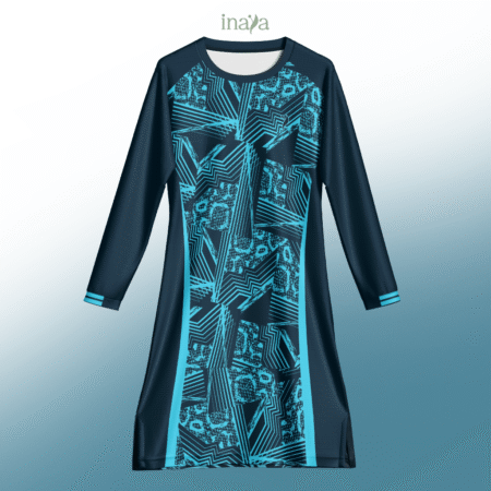 TERRA Sport Wear Couple Set Muslimah Teal Blue