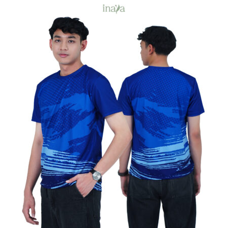 Emara Couple Set Short Sleeve Royal Blue