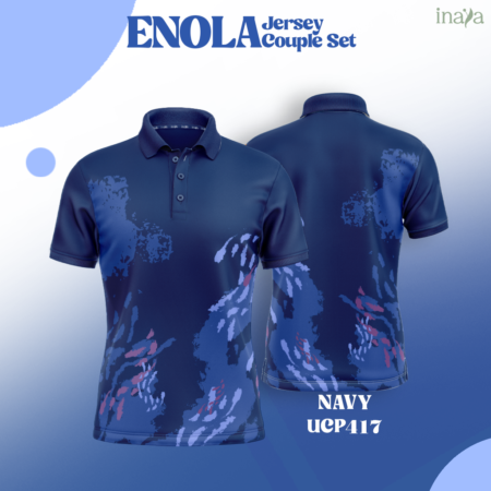 ENOLA Inaya Couple Set Polo Short Sleeve NAVY