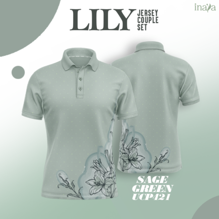 LILY Inaya Couple Set Polo Short Sleeve SAGE GREEN