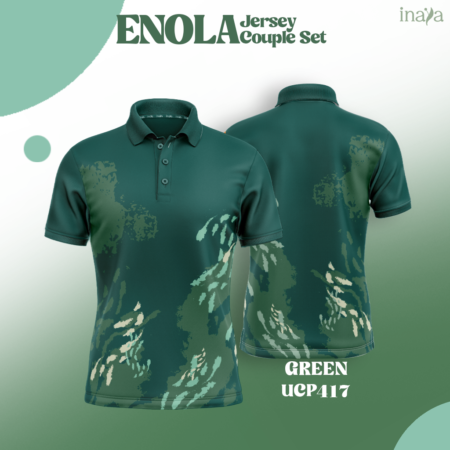 ENOLA Inaya Couple Set Polo Short Sleeve GREEN