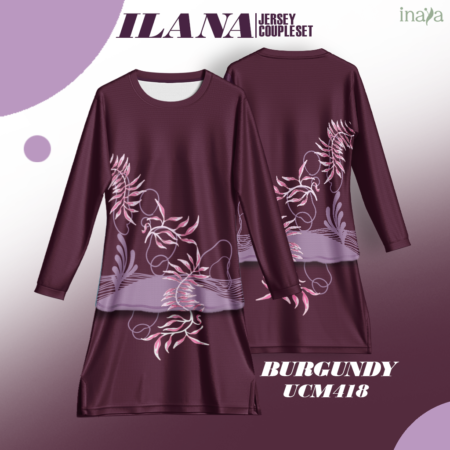ILANA Inaya Couple Set Muslimah BURGUNDY