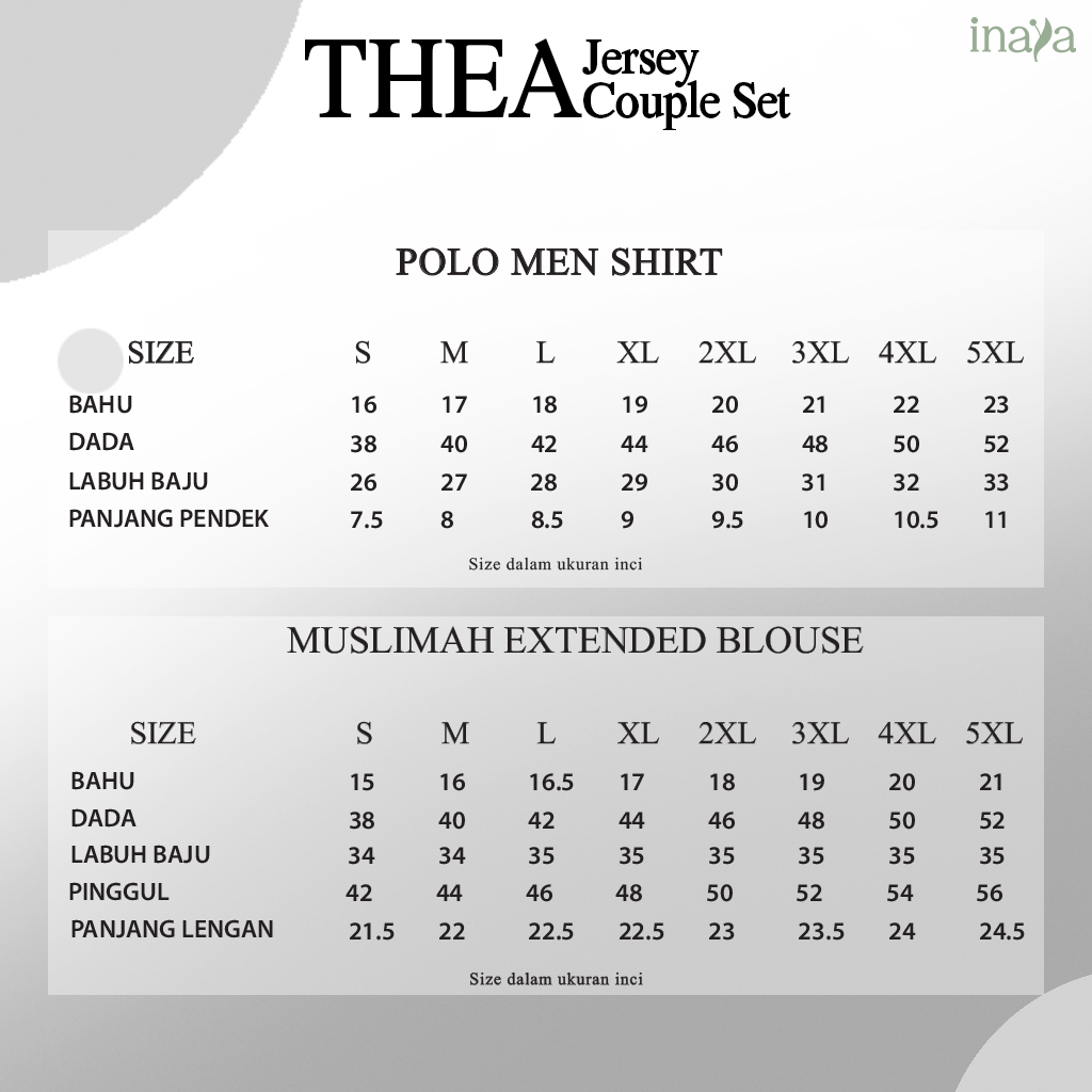 THEA Inaya Couple Set Muslimah RICH BROWN - Image 3