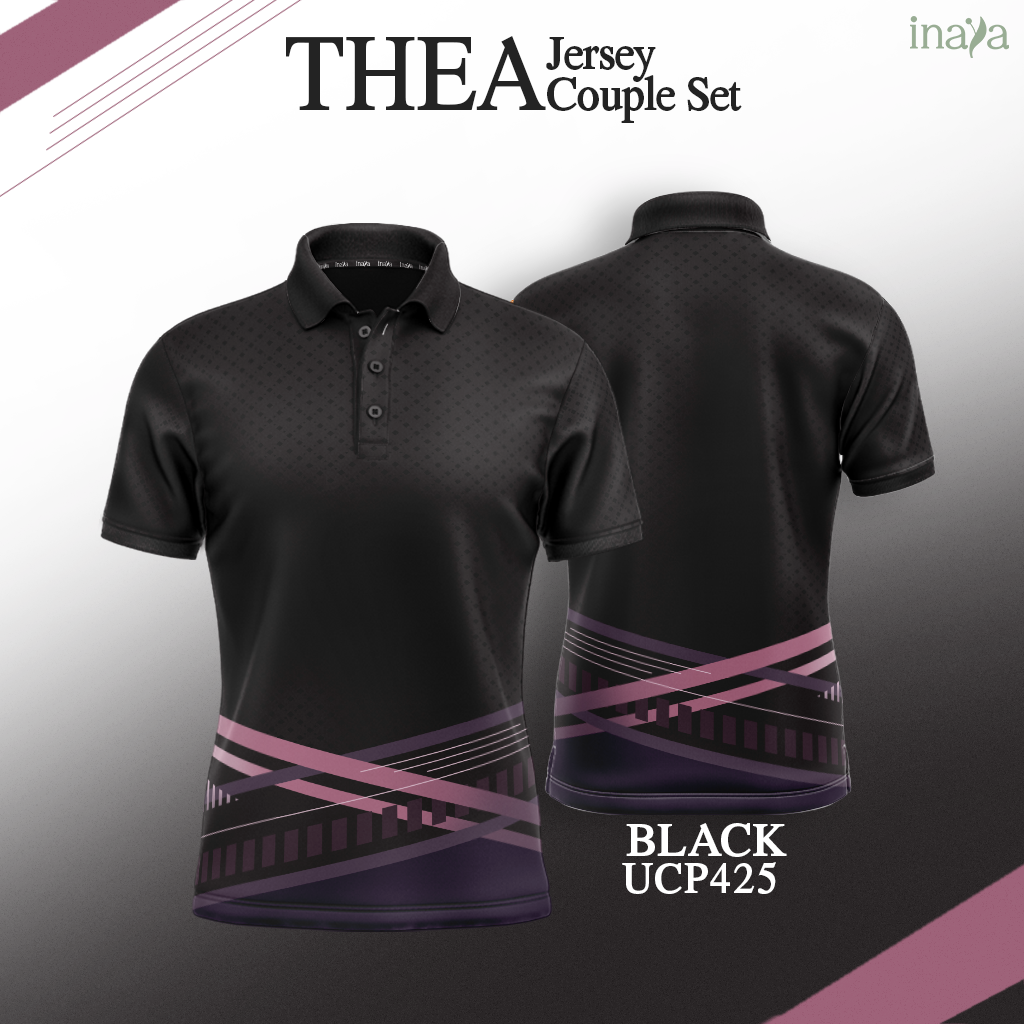 THEA Inaya Couple Set Polo BLACK