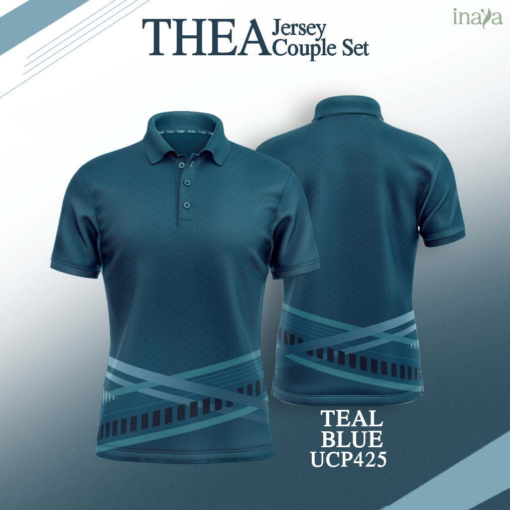THEA Inaya Couple Set Polo TEAL BLUE