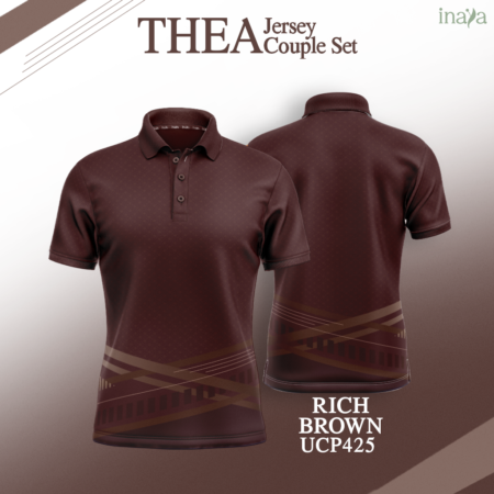 THEA Inaya Couple Set Polo RICH BROWN