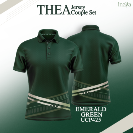 THEA Inaya Couple Set Polo EMERALD GREEN