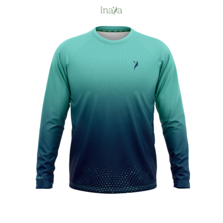 AVIS Sportwear Edition Round Neck Long Sleeve TEAL BLUE