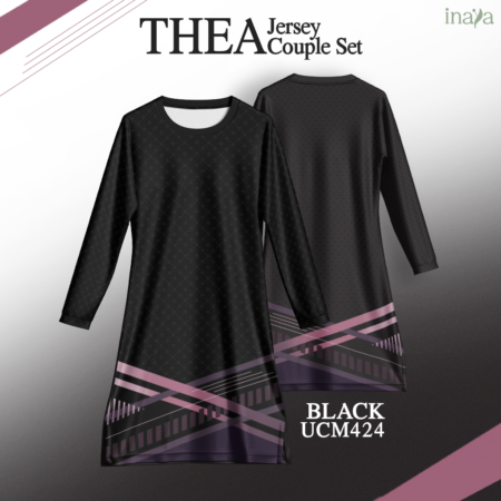 THEA Inaya Couple Set Muslimah BLACK