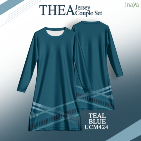 THEA Inaya Couple Set Muslimah TEAL BLUE