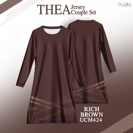THEA Inaya Couple Set Muslimah RICH BROWN