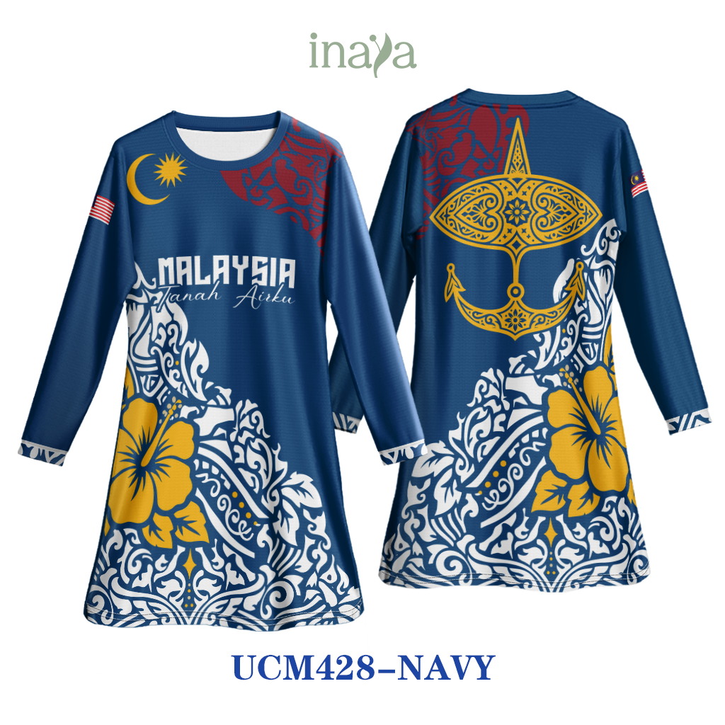 Merdeka Edition Mekar Navy Muslimah