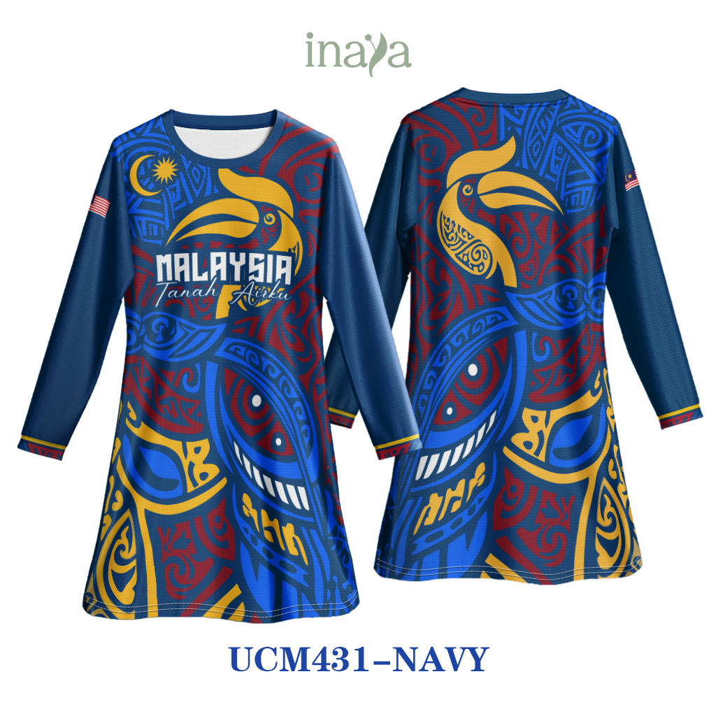 Merdeka Edition Bestari Navy Muslimah