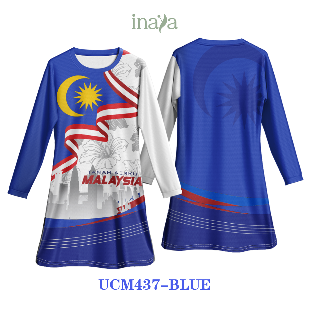 Merdeka Edition Wirawan Blue Muslimah