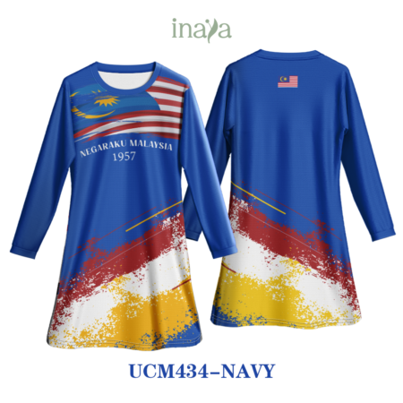 Merdeka Edition Gemilang Navy Muslimah