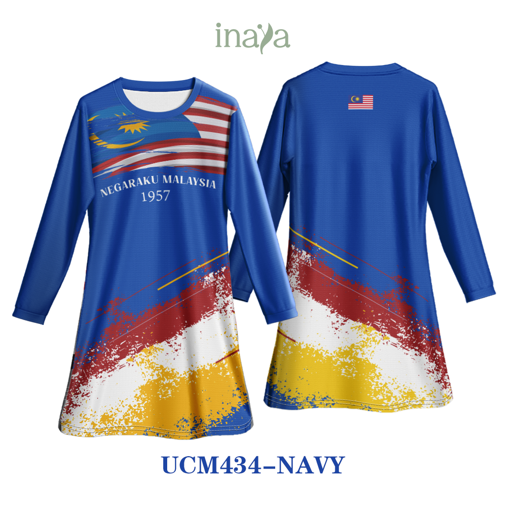 Merdeka Edition Gemilang Navy Muslimah