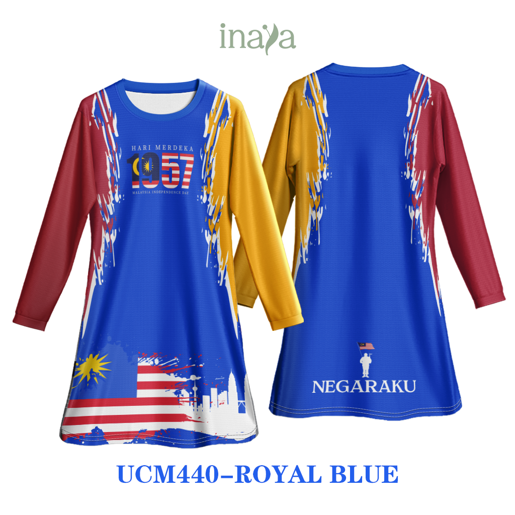 Merdeka Edition Perkasa Royal Blue Muslimah