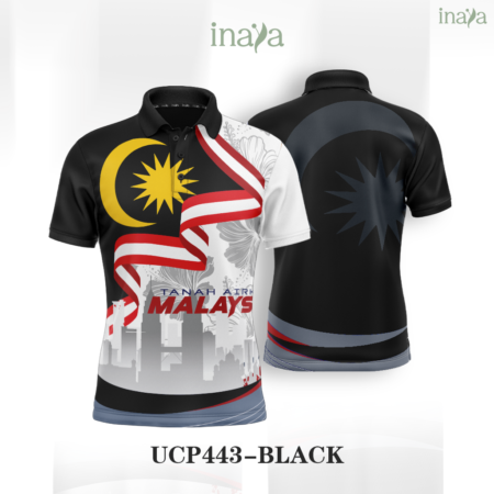 Merdeka Edition Wirawan Black Polo Short Sleeve