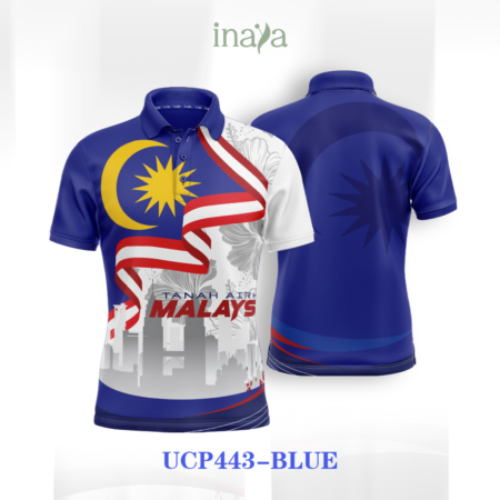 Merdeka Edition Wirawan Blue Polo Short Sleeve