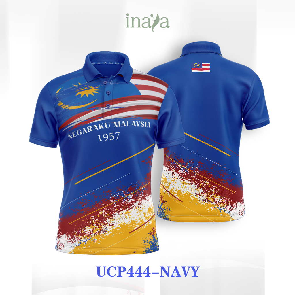 Merdeka Edition Gemilang Blue Polo Short Sleeve